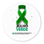 Painel Redondo Veste Fácil C/ Elástico 1,50x1,50 Tema Julho Verde