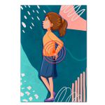 Painel Retangular Passa Varão 1,50x2,20 Tema Maria Das Dores