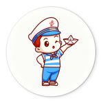 Painel Redondo Veste Fácil C/ Elástico Marinheiro 2