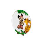 Painel Redondo 50x50 Veste Fácil C/ Elástico Tema Minnie Safari 1