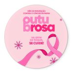 Painel Redondo Veste Fácil C/ Elástico 1,50x1,50 Tema Outubro Rosa 3