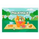 Painel Retangular Horizontal 2,20x1,50 Tema Piquenique
