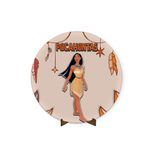 Painel Redondo 50x50 Veste Fácil C/ Elástico Tema Pocahontas