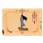 Trio de Capas Cilindros Veste Fácil + Painel Retangular Horizontal Tema Pocahontas