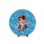 Painel Redondo 50x50 Veste Fácil Príncipe Cute