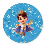 Painel Redondo Veste Fácil C/ Elástico Príncipe Cute