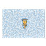 Trio de Capas Cilindros Veste Fácil + Painel Retangular Horizontal Tema Realeza Azul 2