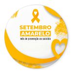 Painel Redondo Veste Fácil C/ Elástico 1,50x1,50 Tema Setembro Amarelo 2