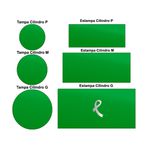 Trio de Capas Cilindros + Painel Veste Fácil Tema Setembro Verde