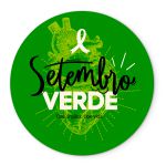 Painel Redondo Veste Fácil C/ Elástico 1,50x1,50 Tema Setembro Verde