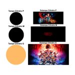 Trio de Capas de Cilindros Veste Fácil C/ Elástico Tema Stranger Things