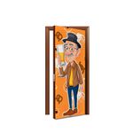 Capa De Porta Veste Fácil Decorativa Tema Velho do Bar