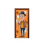 Capa De Porta Veste Fácil Decorativa Tema Velho do Bar