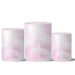 Trio Capas Cilindros Veste Fácil Parabens Rosa
