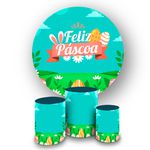 Trio Capas Cilindros + Painel Tema Páscoa 3
