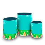 Trio Capas Cilindros + Painel Tema Páscoa 3