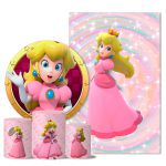 Trio Capas + Painéis Casado Tema Princesa Peach