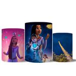 Trio Capas Cilindro Tema Veste Fácil Princesa Wish