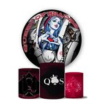Trio Capas Cilindros + Painel Veste Fácil Queen Of Spades