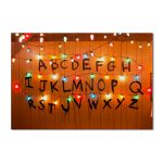 Trio Capas Cilindros + Painel Retangular Horizontal Stranger Things
