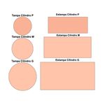 Trio Capas Cilindros Veste Fácil Rose