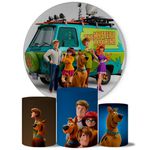 Trio Capas Cilindros + Painel Veste Fácil Scooby-Doo