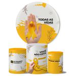 Trio Capas Cilindros + Painel Veste Fácil Setembro Amarelo