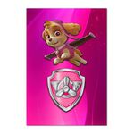 Kit Casado Veste Fácil Trio de Capas Cilindros + Painel Redondo + Painel Retangular Tema Skye Patrulha Canina