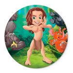 Painel Temático Tarzan Jovem Veste Fácil C/ Elástico