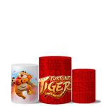 Trio Capas Cilindros Veste Fácil tigrinho