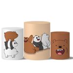 Trio Capas Cilindros Urso sem Curso Veste Fácil C/ Elástico