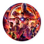 Painel Redondo Veste Fácil C/ Elástico Vingadores 3