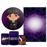 Trio Capas + Painéis Casado Tema Wandinha 7