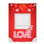 Painel Vazado Retangular Tema Love 2