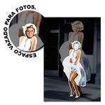 Painel Vazado Retangular Tema Marilyn Monroe