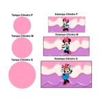 Trio Capas + Painéis Casado Tema Minnie Confeiteira Veste Fácil 