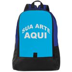 Mochila Escolar Premium Personalizada - Azul