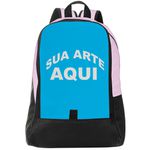 Mochila Escolar Premium Personalizada - Rosa