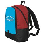 Mochila Escolar Premium Personalizada - Vermelho