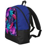 Mochila Escolar Floral Tropical Estilo Conforto