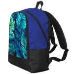 Mochila Escolar Floral Tropical Estilo Conforto