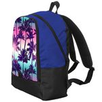 Mochila Escolar Floral Tropical Estilo Conforto