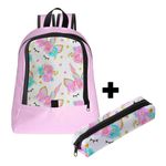 Mochila Infantil Feminina Estilo Conforto C/ Estojo