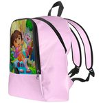 Mochila Infantil Feminina Trendy C/ Estojo