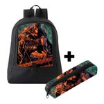 Mochila Infantil Masculina Leve Conforto Trendy C/ Estojo