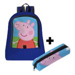 Mochila Infantil Masculina Trendy C/ Estojo