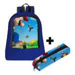 Mochila Infantil Masculina Trendy C/ Estojo