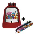 Mochila Infantil Masculina C/ Estojo