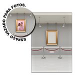 Painel Vazado Retangular Tema Museu