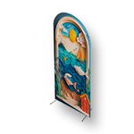 Capa Painel Romano Tema Oceano Papercut